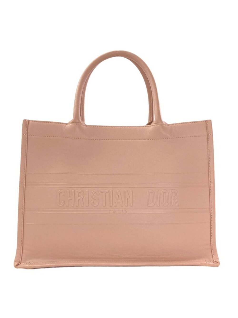Miu Miu Book Tote Bag Medium Embossed Logo Calfskin